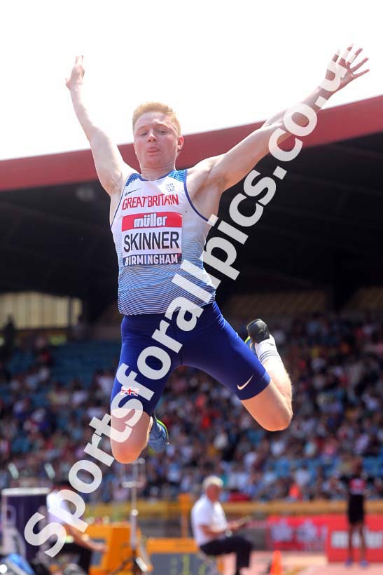 Mens long jump, Muller British Championships, Alexander Stadium, Birmingham. Photo: David T. Hewitson/Sports for All Pics